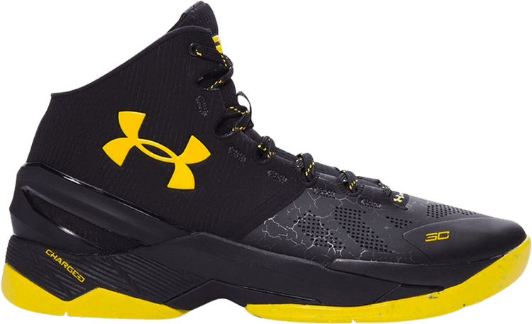Under Armour Curry 2 'black Knight' - Under Armour Sc Charged (750x457), Png Download