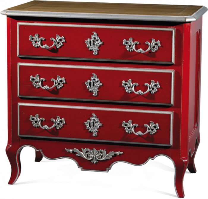 Small Chest Of 3 Drawers - Chest Of Drawers (700x668), Png Download