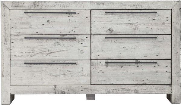 Malibu 6-drawer Dresser - Chest Of Drawers (800x800), Png Download