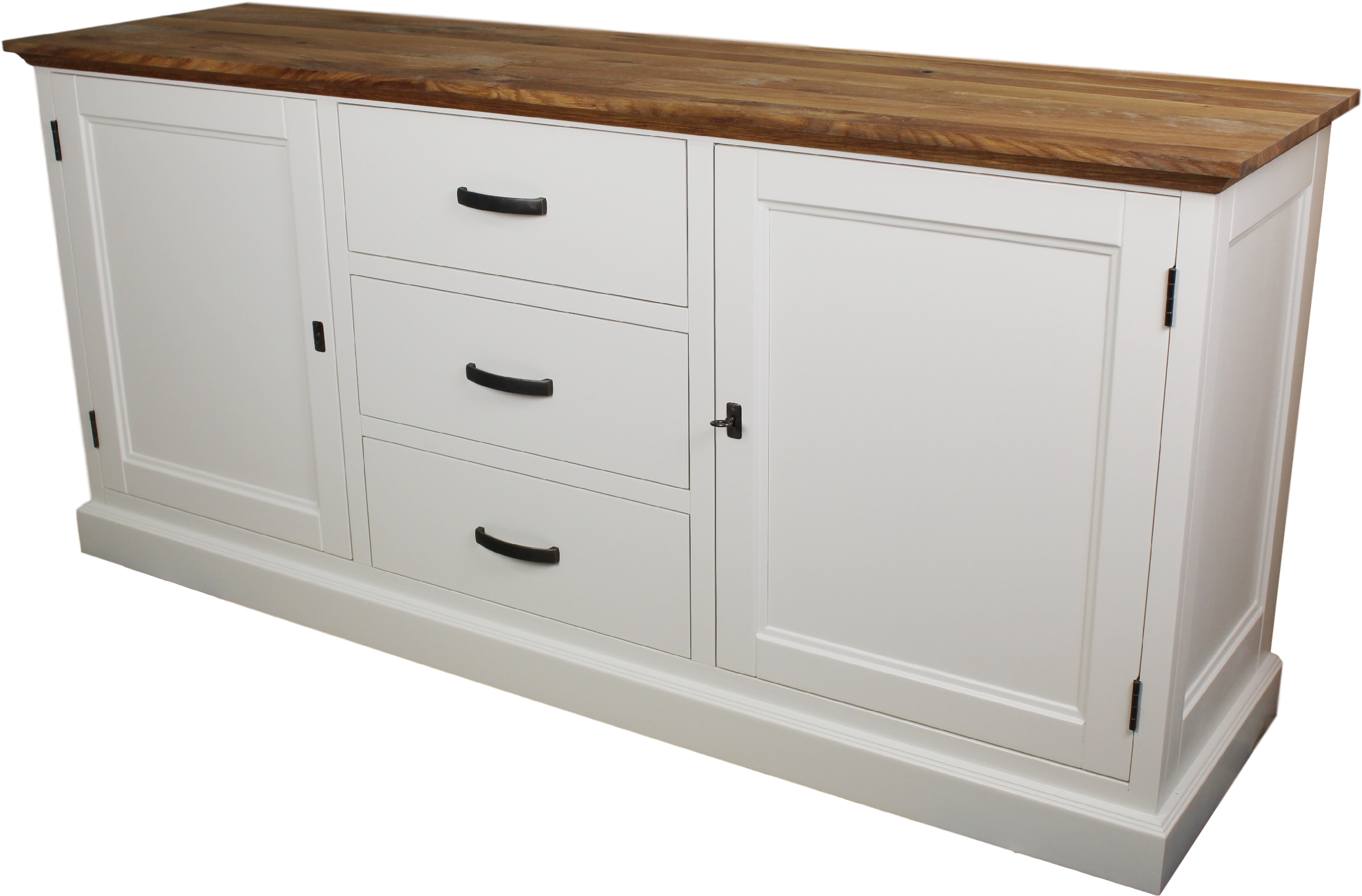 Dresser Provence, Natural Oak, Ral 9010, 185*50*86 - Chest Of Drawers (2508x1672), Png Download