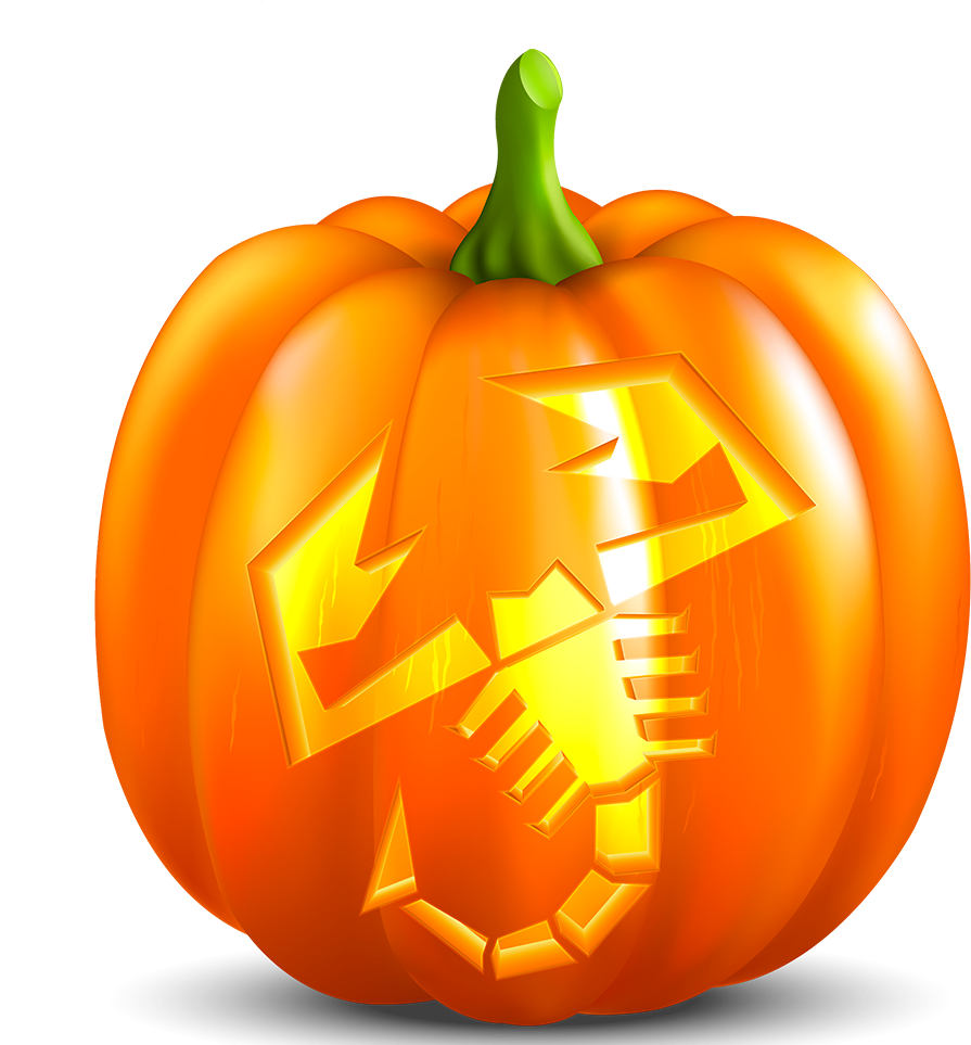 Vw Bus Pumpkin - Scorpion Jack O Lantern (980x962), Png Download