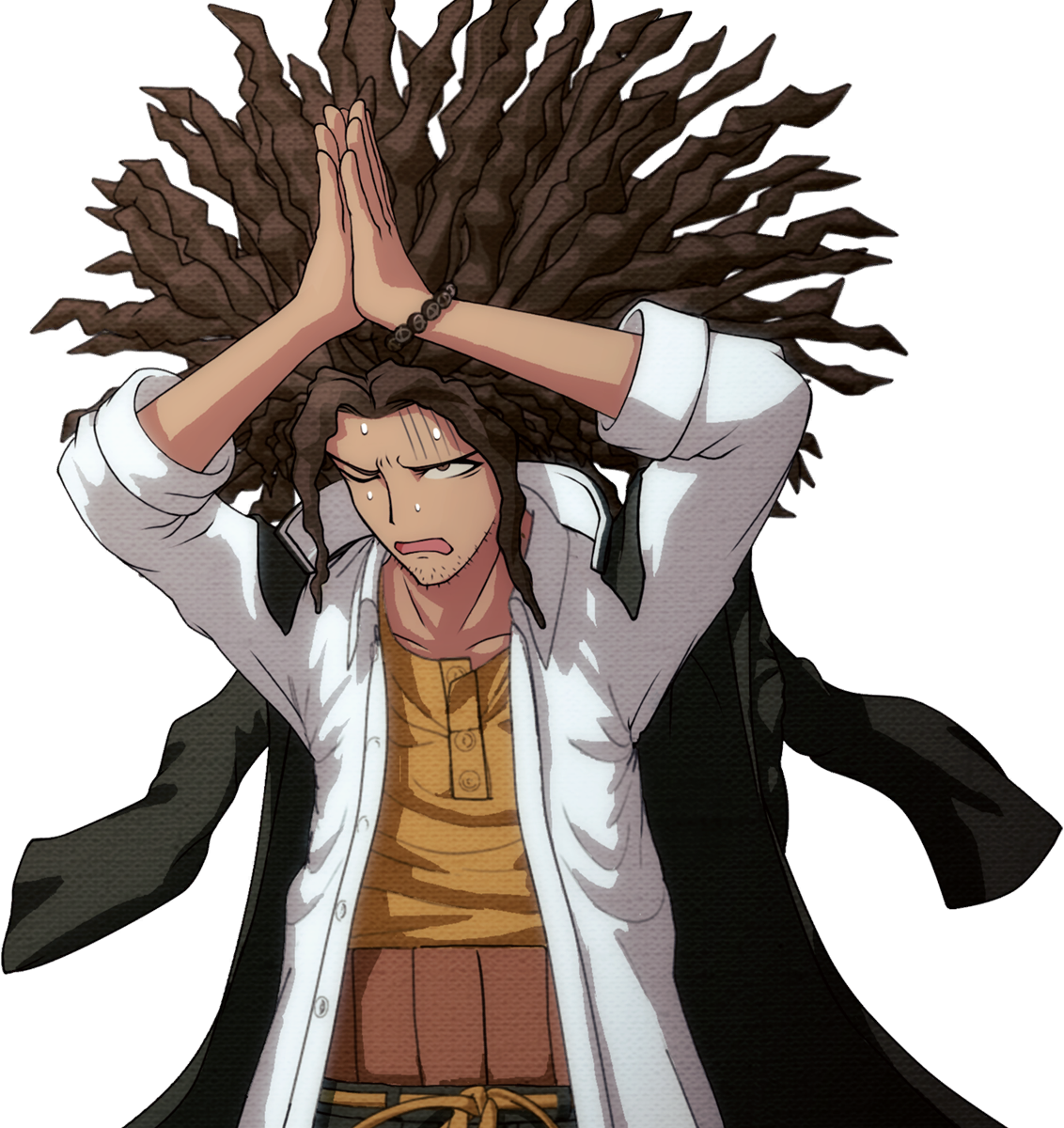 #danganronpa #gaey #gay #geay #lowbudget #loweffort - Yasuhiro Hagakure Sprite (1132x1200), Png Download