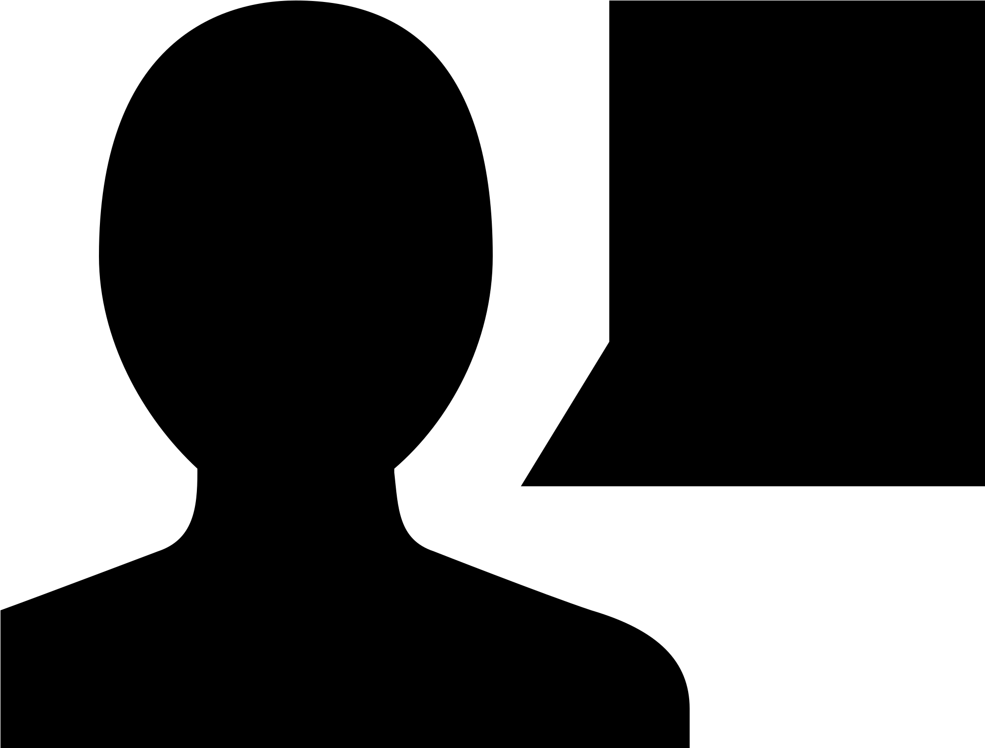 Open - Silhouette (2000x2000), Png Download