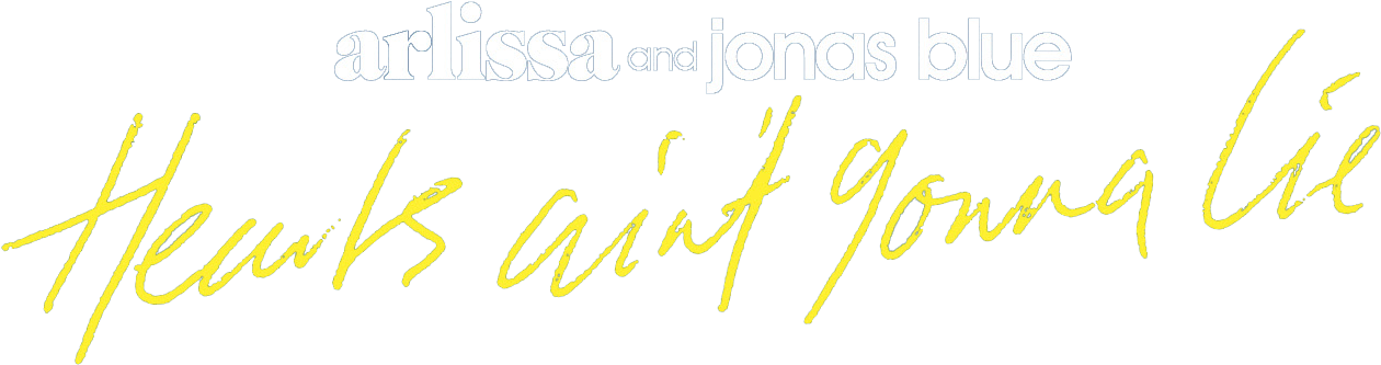 Arlissa And Jonas Blue - Calligraphy (1348x520), Png Download