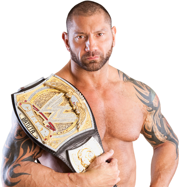 This Is A Background-free Image, It Doesn't Contain - Batista 2010 Wwe Champion (625x640), Png Download