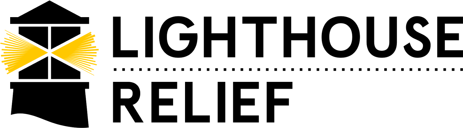 Lighthouse Relief Logo (1600x448), Png Download