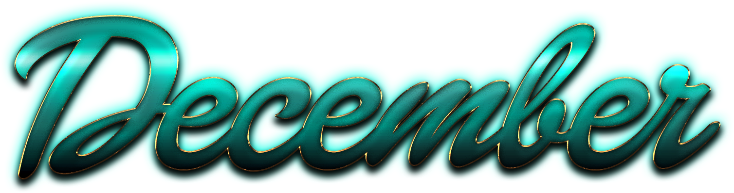 Download December Name Logo | Transparent PNG Download | SeekPNG