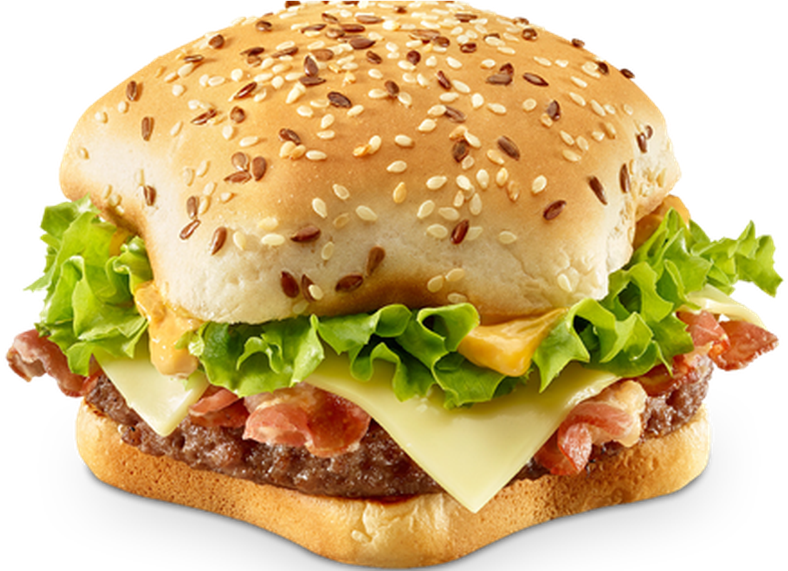 Clip Library Mcdonalds Transparent Burger - Hamburger Buns Unusual (1200x800), Png Download