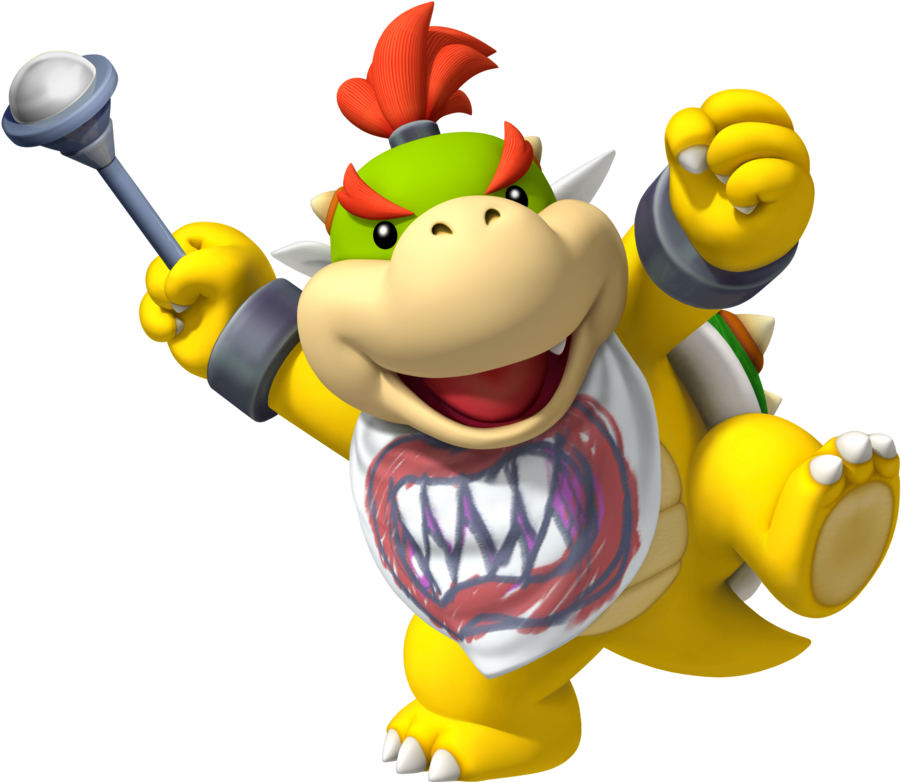 ,he's So Cute - Bowser Jr (1024x781), Png Download