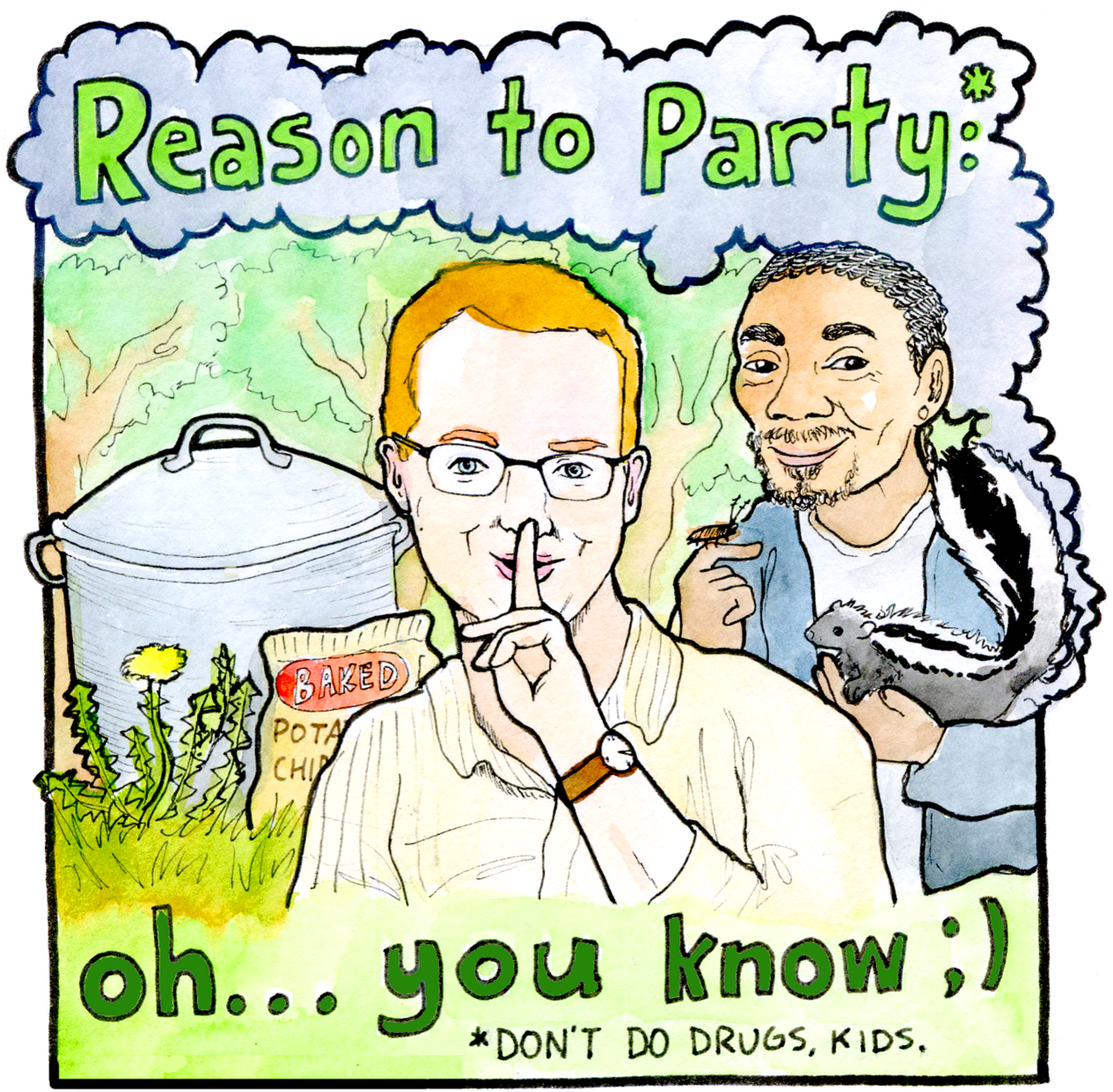 4/20 420 Weed Snoop Dogg Mbmbam Griffin Mcelroy Oh - Griffin Mcelroy Oh You Know (1280x1271), Png Download