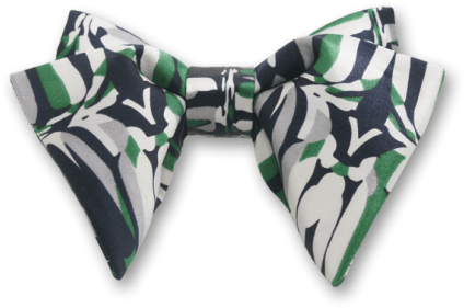 Wonderful In Blue Green White Bow Tie - Formal Wear (595x595), Png Download