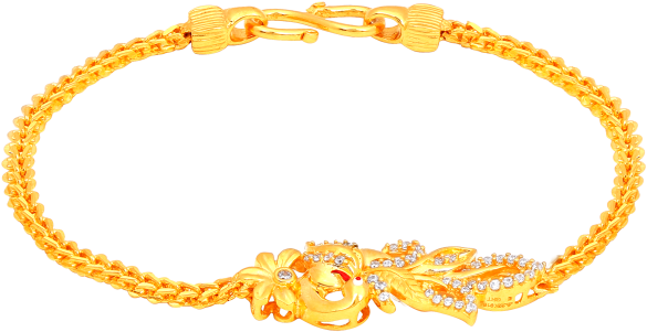 Peacock Bracelet Gold (700x525), Png Download