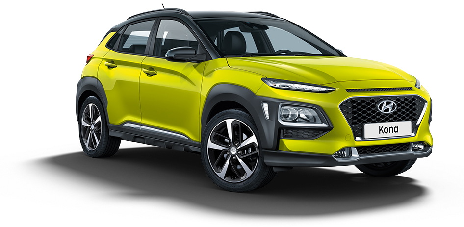 Hyundai Kona - Kona Hyundai Suv (946x463), Png Download