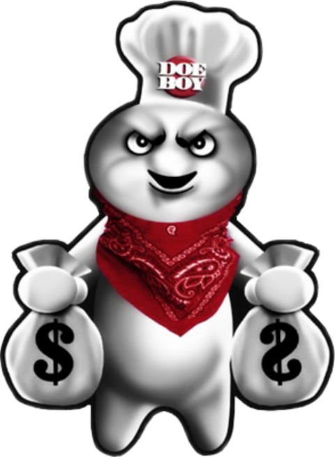 Gangster Kool Aid Man (480x653), Png Download