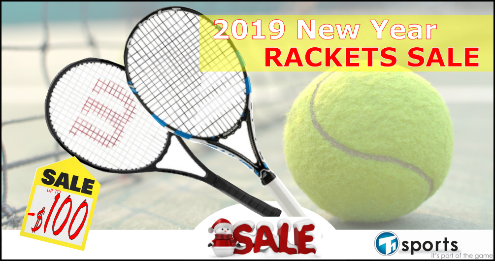 T1 Sports New Year Tennis Rackets Sale - Soft Tennis (1005x530), Png Download