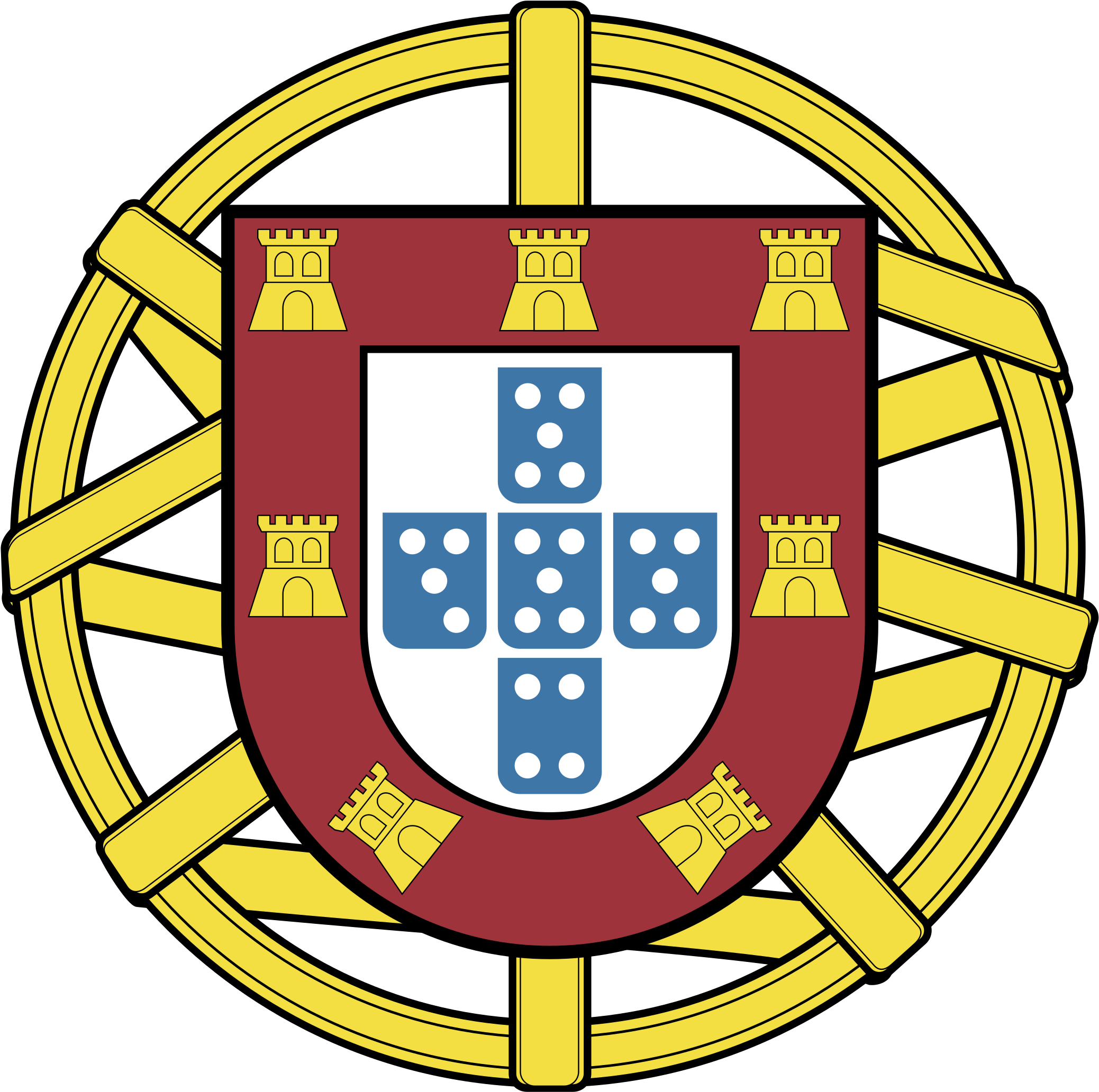 Portugal Esfera Armilar Logo Png Transparent - Portugal Logo Vector (2400x2400), Png Download