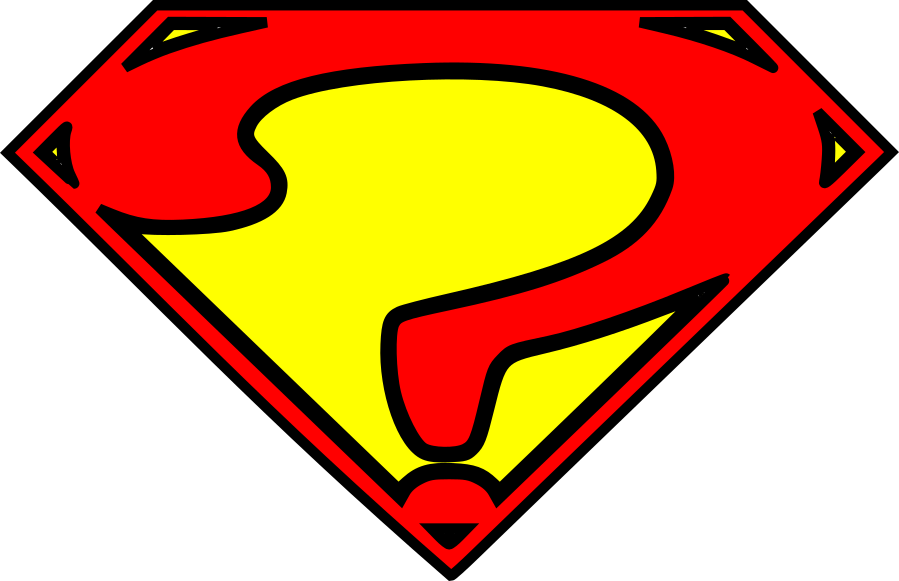 Jasmine Logo Big - Superman Logo Question Mark (899x581), Png Download