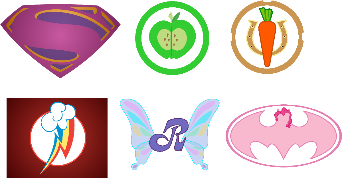 Sbbbugsy, Logo, Reference, Safe, Superhero - Superhero Cutie Mark (1260x720), Png Download