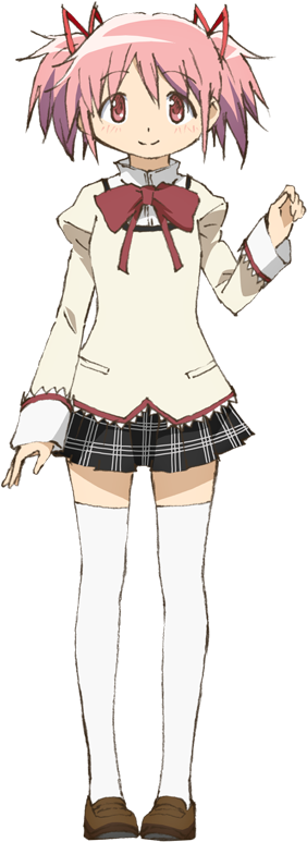 Madoka Kaname Homura's "best Friend" - Madoka Kaname Madoka Magica (556x786), Png Download