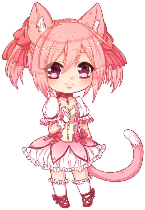 Madoka Neko (600x750), Png Download