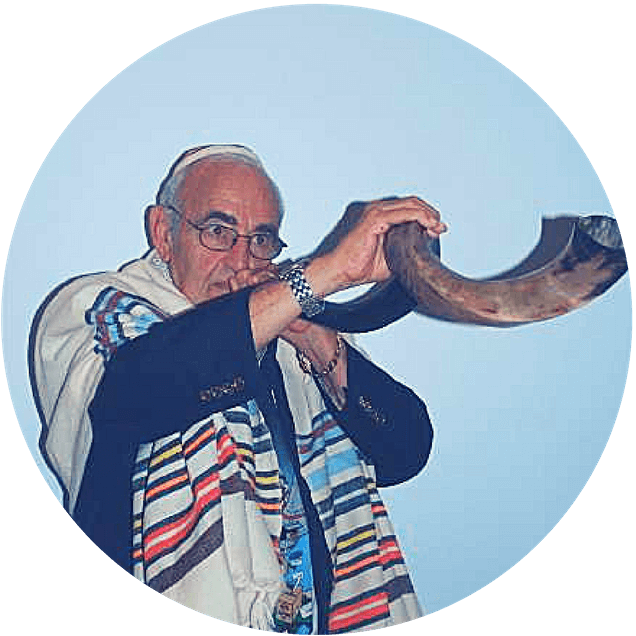 Blowing The Shofar - Illustration (636x636), Png Download