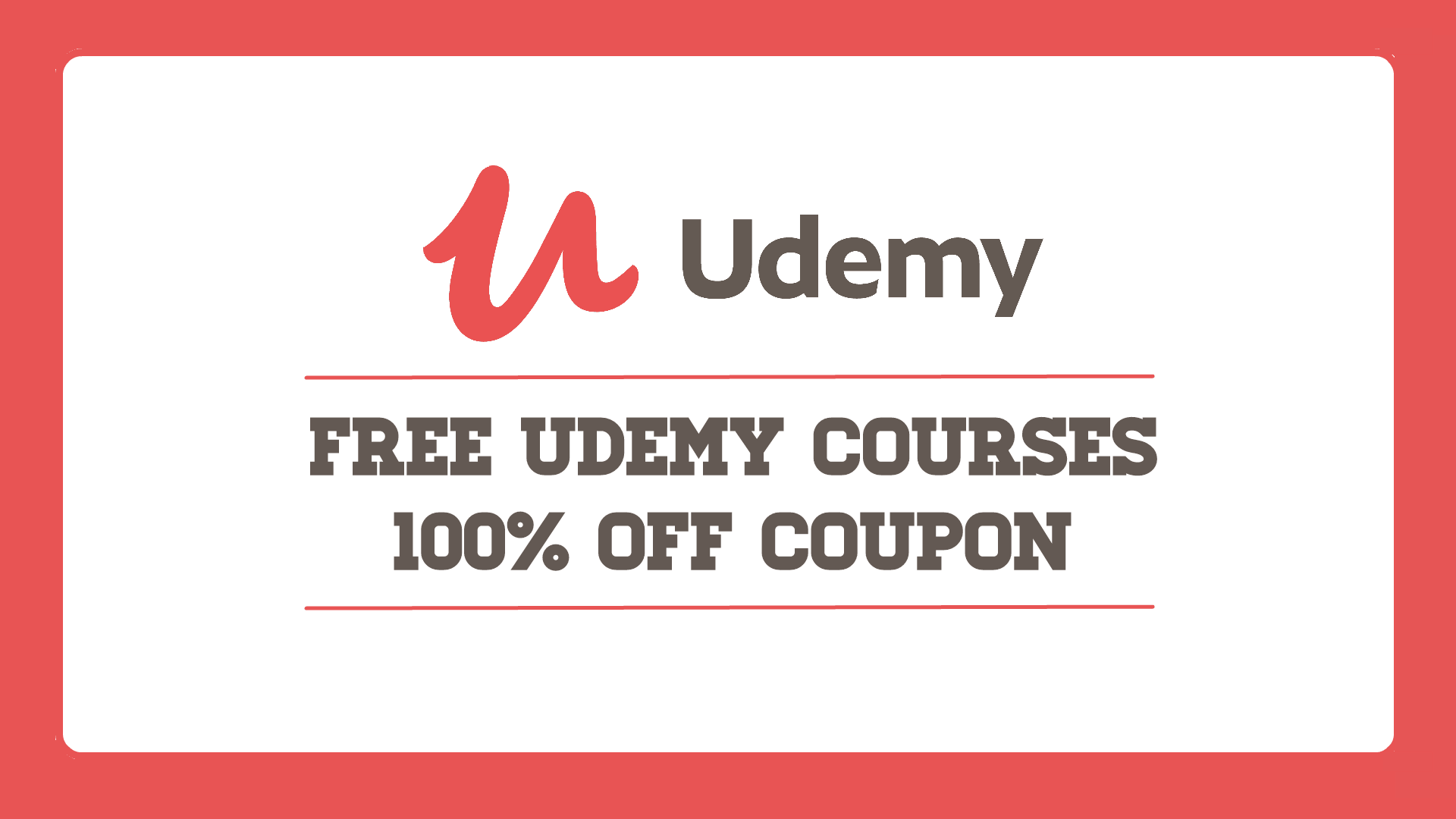 Today's Free Udemy Coupon On 42 Udemy Courses For Free - Udemy Free Courses (1920x1080), Png Download
