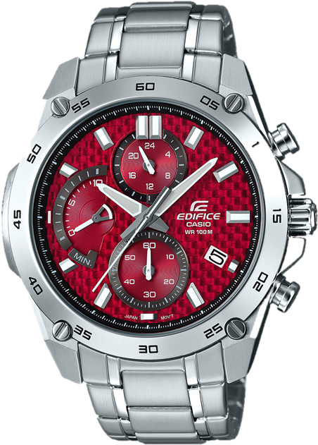 Thailand Limited Edition - Silver And Red Watch (577x770), Png Download