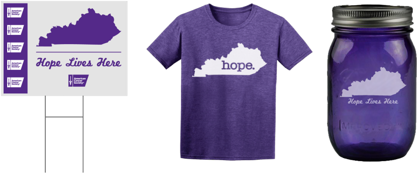 Hope Yard Sign N Shirt N Jar - Water Bottle (953x375), Png Download