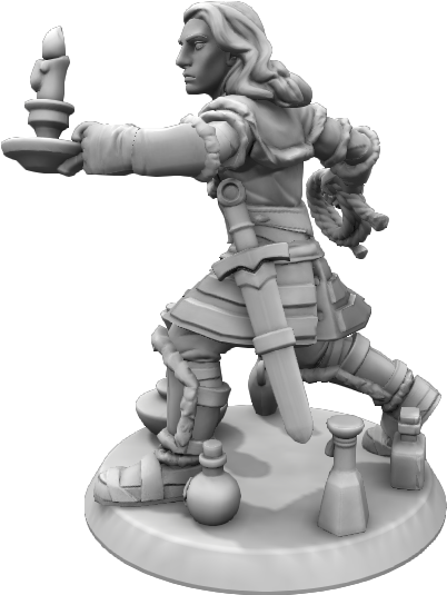 A Miniature Figure Of Simon I Made On Heroforge - D&d Trevor Belmont Miniature (1366x633), Png Download
