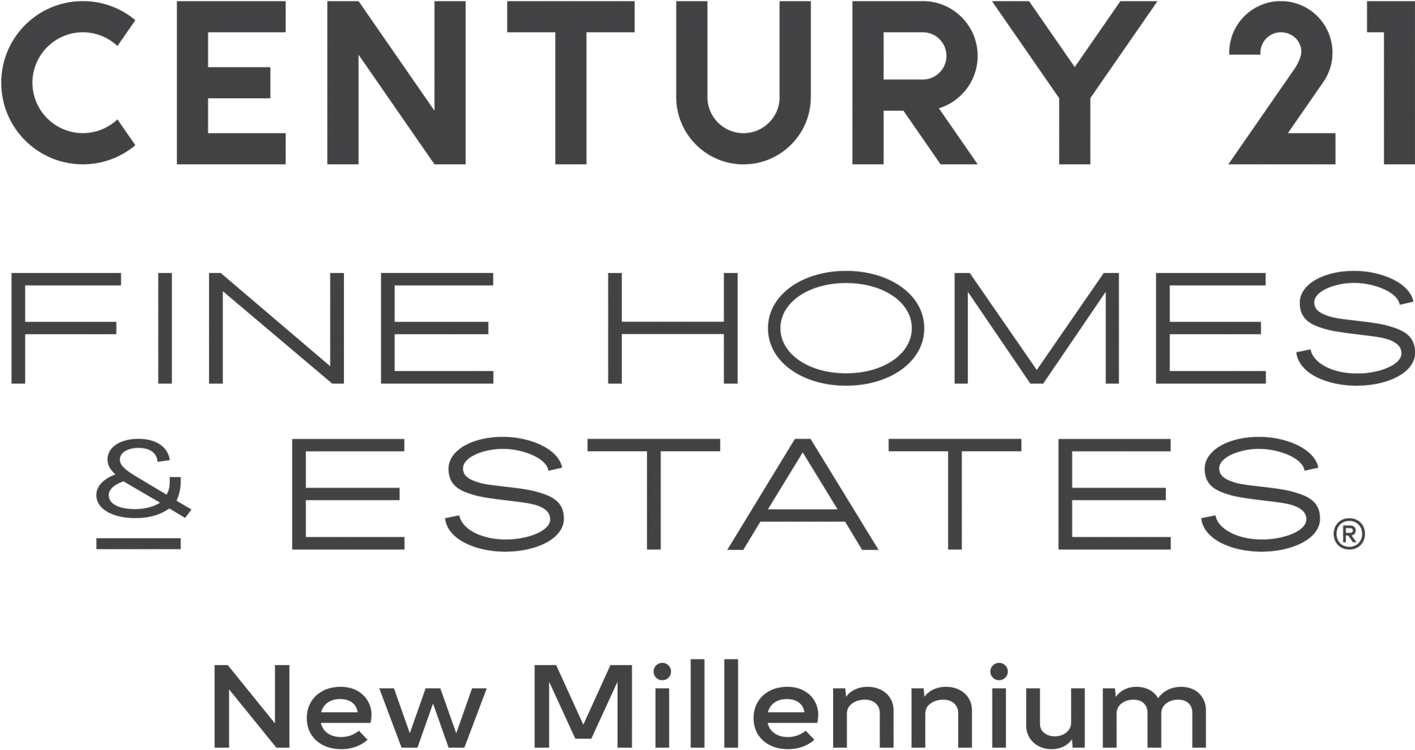 Fine Homes & Estates Specialist Fh&ecentury - Black-and-white (2048x1645), Png Download
