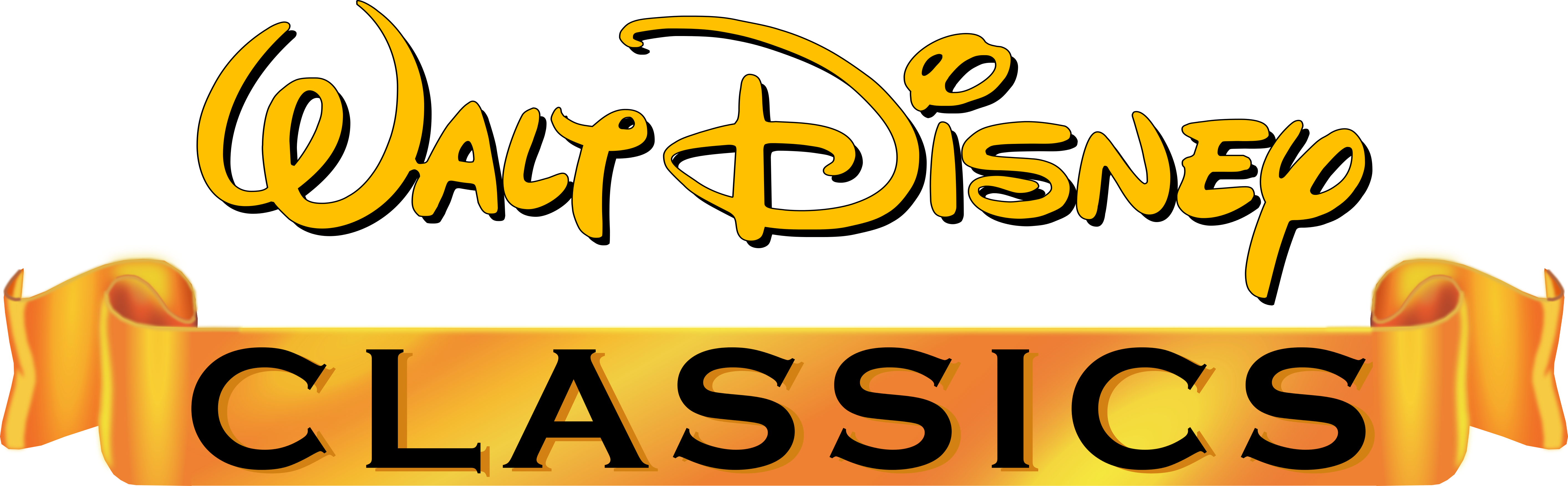 Image, Walt Disney Classics 1997, 2001 Logo , Disney - Walt Disney Classics Logo (5656x1753), Png Download