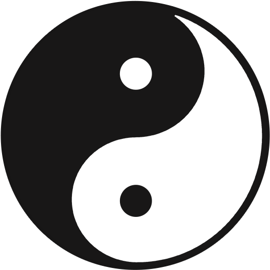 Taoist Ying Yang Photosymbols - Yin And Yang (600x600), Png Download