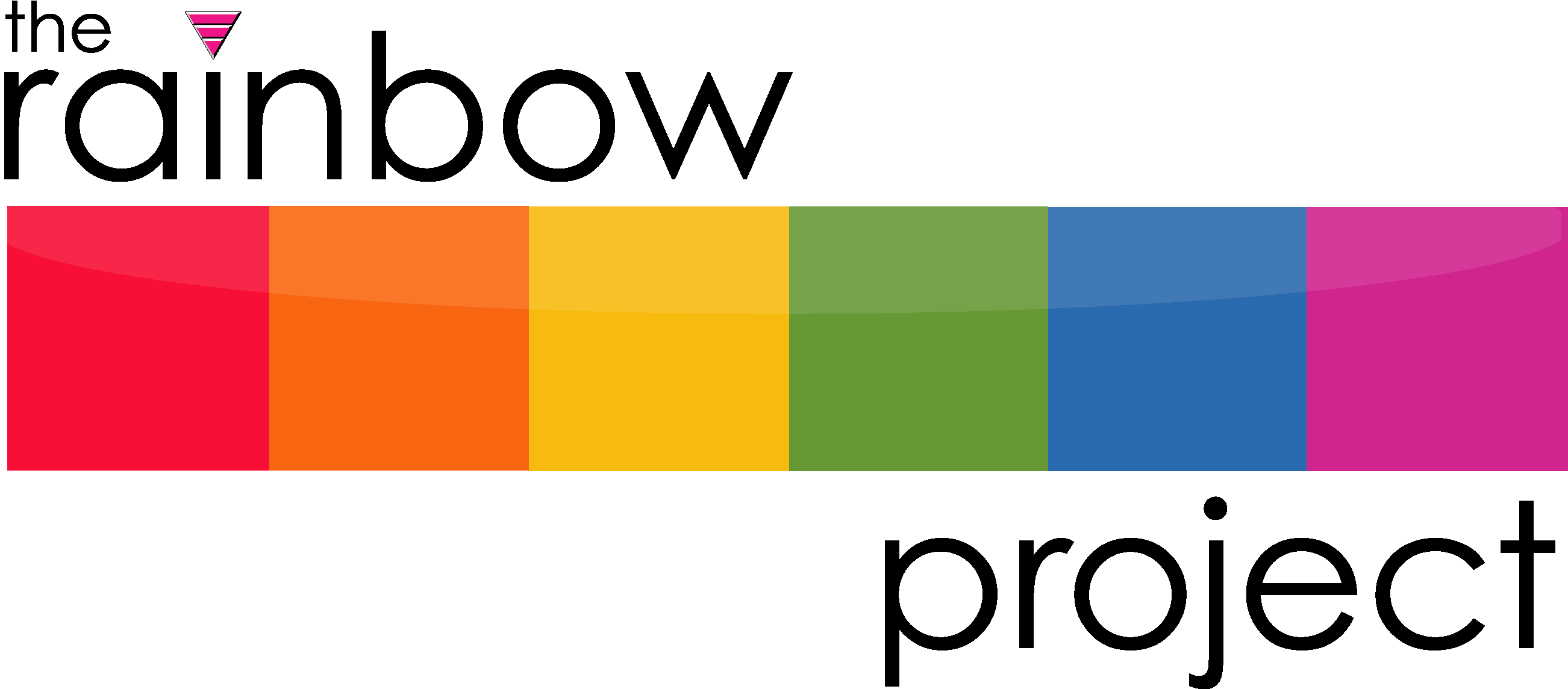 Logo - Rainbow Project - Support Lgbt Logo Png (2621x1144), Png Download