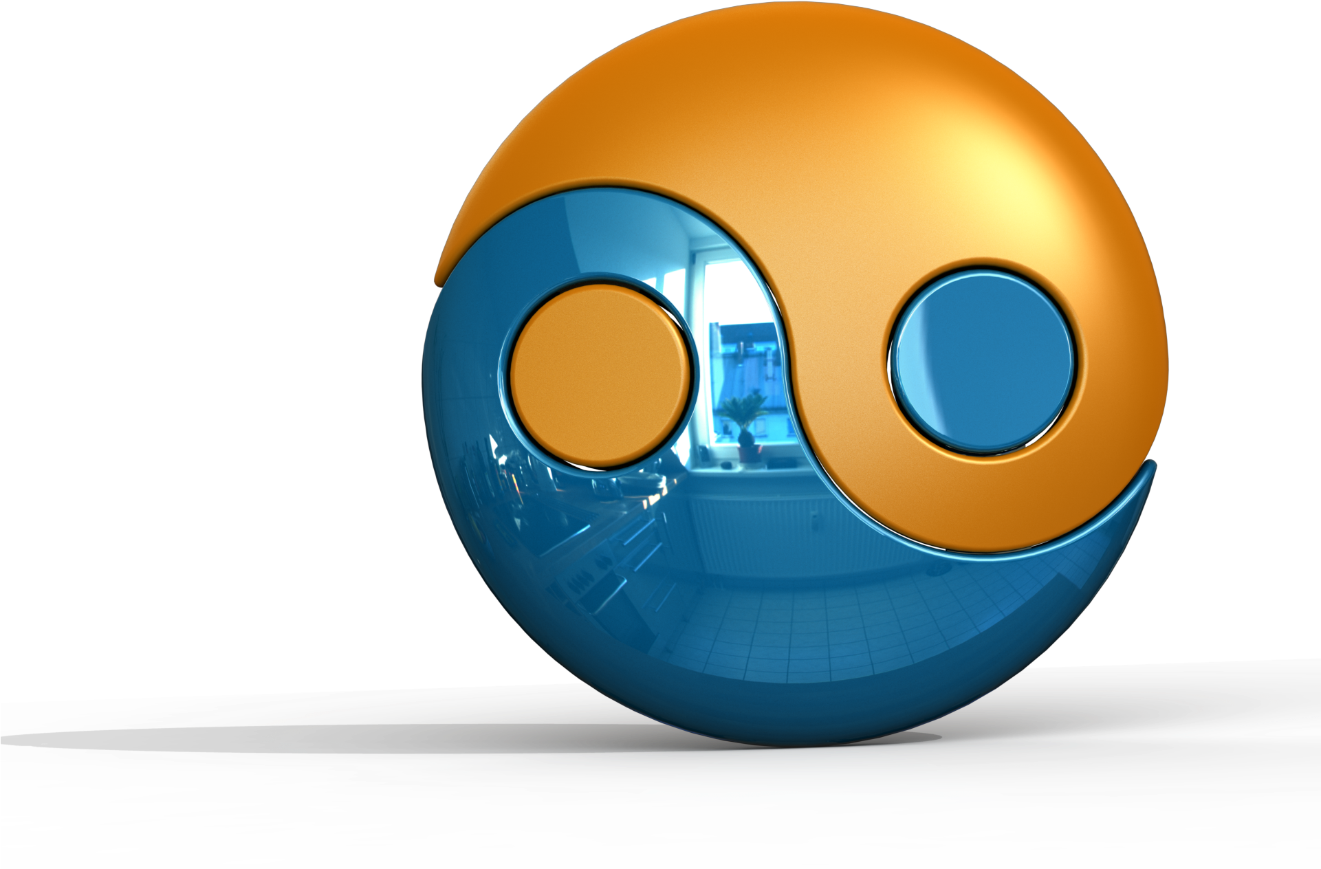 Ying-yang Container/box - Circle (1920x1536), Png Download