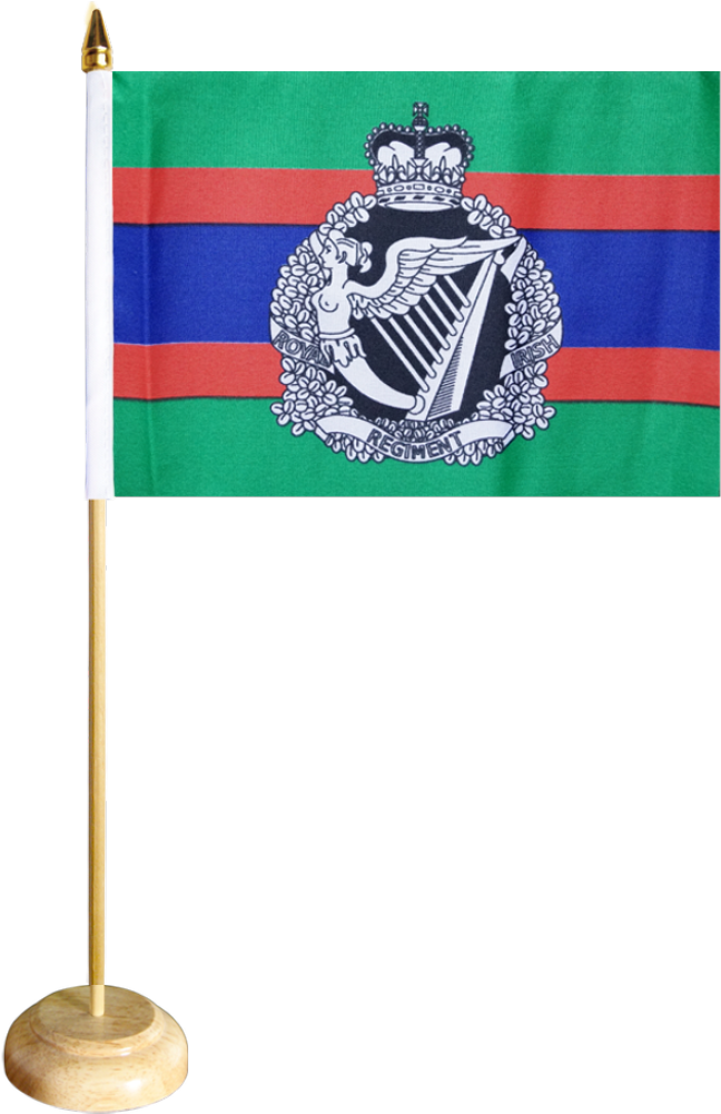 Great Britain British Army Royal Irish Regiment Table - Emblem (1500x1177), Png Download
