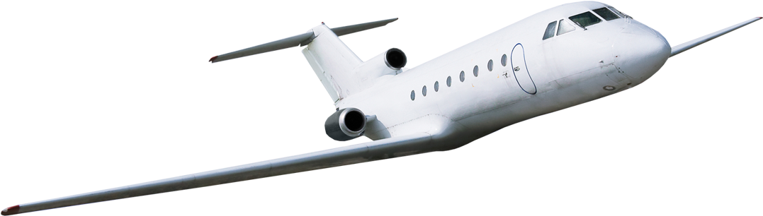 Nice Profile Of A Falcon 7x - Gulfstream V (1077x306), Png Download