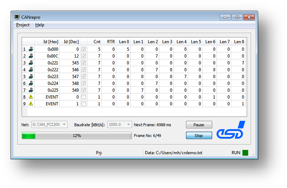 Replay Of Pre-recorded Can Messages With Canrepro By - Computer Icon (992x672), Png Download