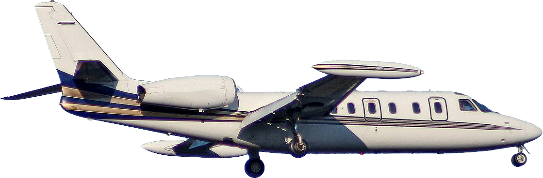 Turboprop, Fixed Wing Aircraft Walterengine, Air-conditioned - Learjet 35 (1119x368), Png Download