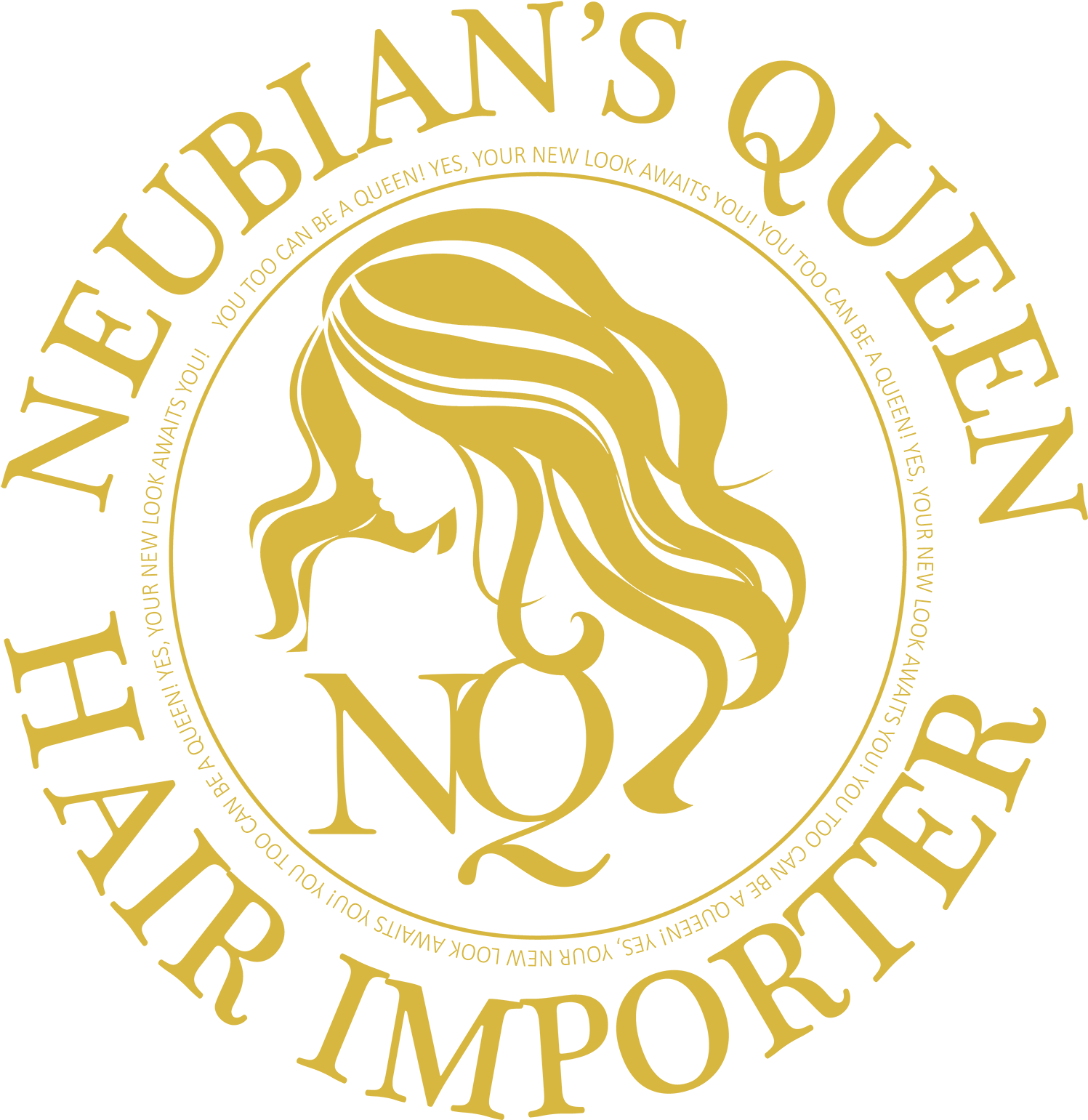 Neubian's Queen Hair Importer - Vector Girl (1800x2244), Png Download