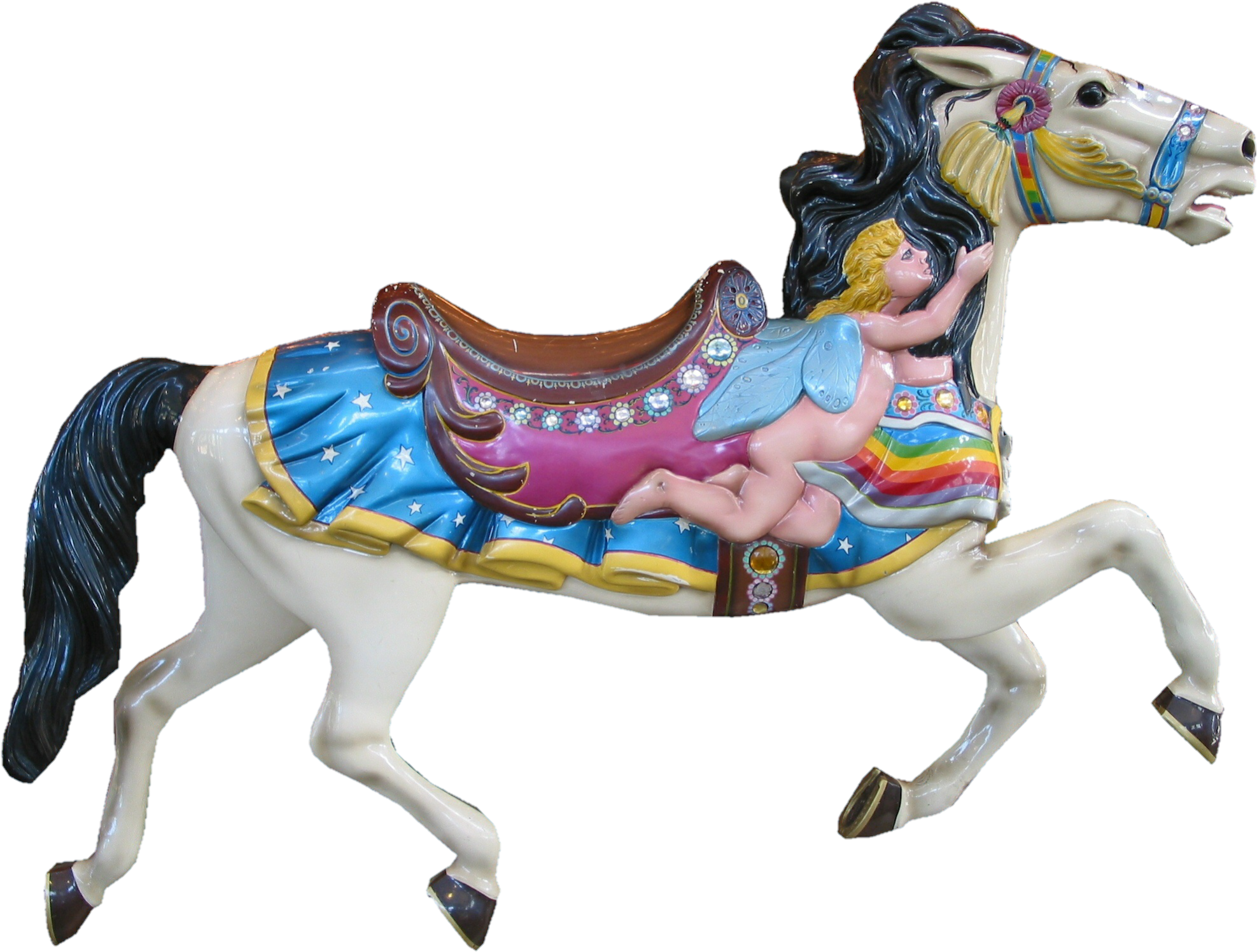 Png Images Carousel (id 19073) - Child Carousel Horse (2271x1703), Png Download