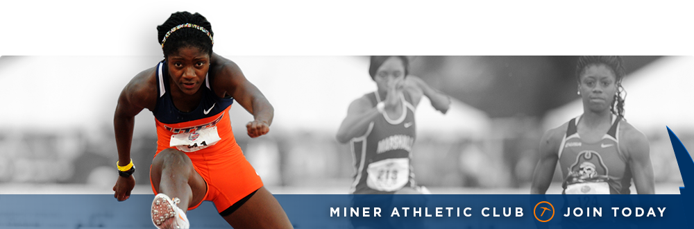 Utep Miner Athletic Club Donate - Athlete (1000x330), Png Download