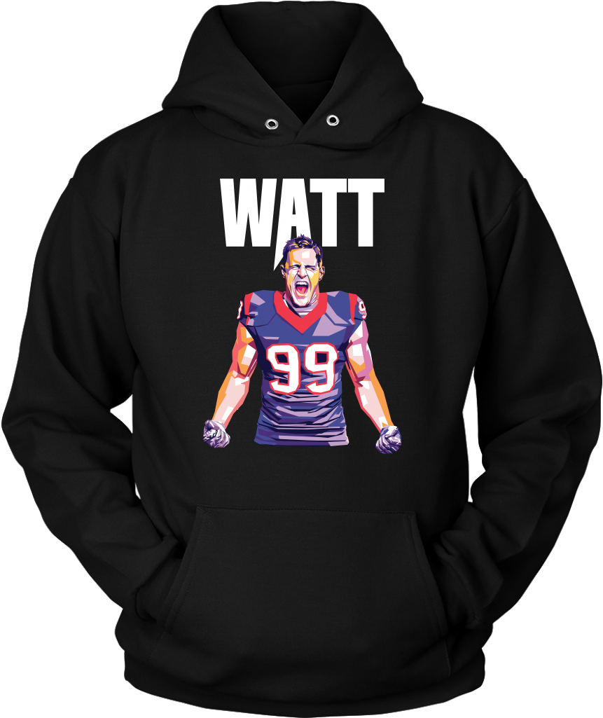 Jj Watt Pop Art Hoodie - Class Of 2020 Hoodies (1024x1024), Png Download