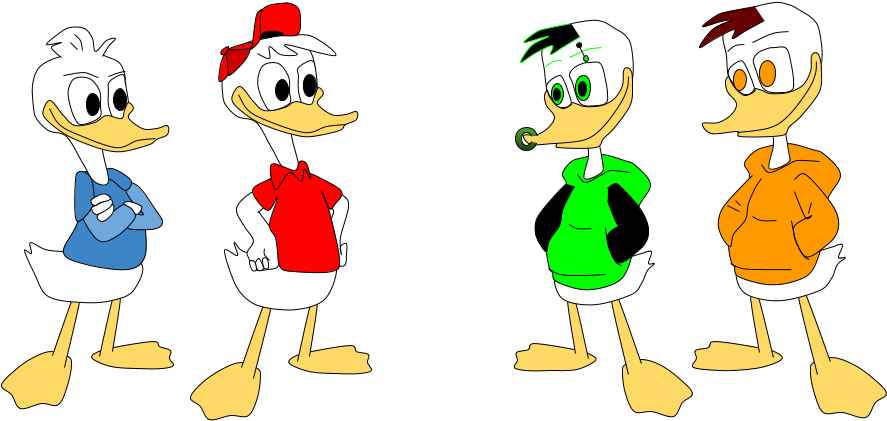 #dewey #donald #ducktales #huey #louie #scrooge #webby - Cartoon (960x720), Png Download