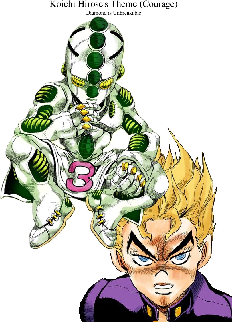 Courage Koichi Hiroses Theme Sheet Music For Piano - Koichi Hirose Echoes 3 (827x1169), Png Download