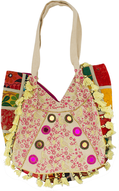 Boho Style Bag - Tote Bag (500x750), Png Download