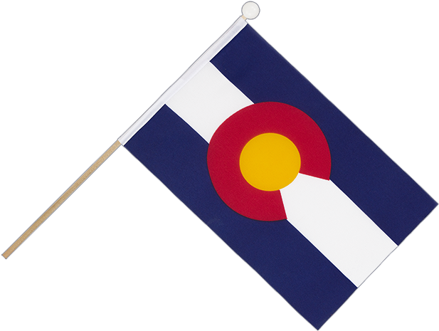 Hand Waving Flag Colorado - Circle (750x630), Png Download