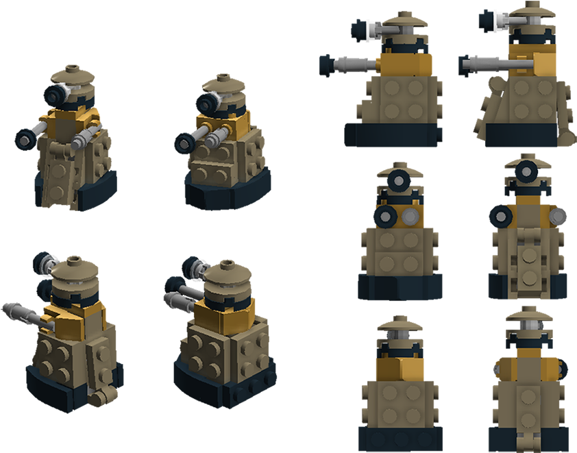 35375z8 - Lego Special Weapon Dalek (850x673), Png Download