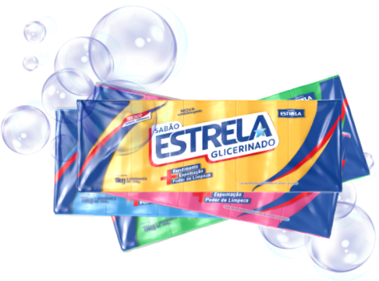 Sabão Em Barra Estrela Econômico (768x563), Png Download