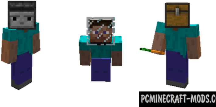 Wearable Blocks Mod For Minecraft - Toy (740x420), Png Download