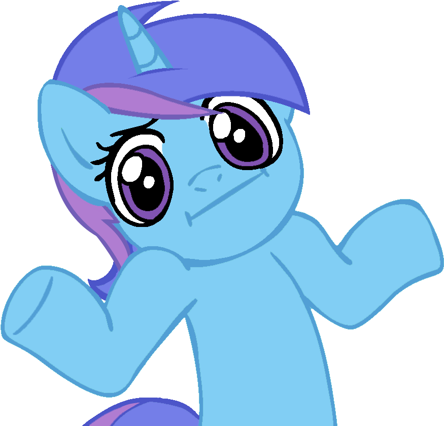 Orchid Dew Shrug - Pony Shrug (945x945), Png Download